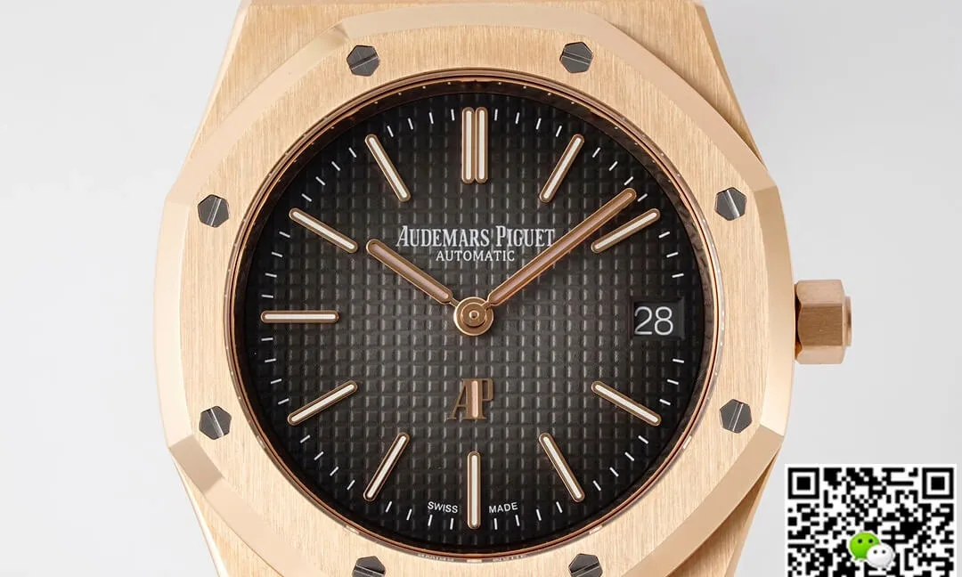Audemars Piguet Royal Oak 16202OR.OO.1240OR.01 ZF Factory 1:1 Best Edition Replica Watch Rose Gold Case